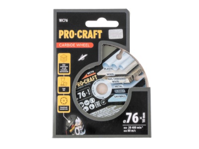 Řezný, karbidový kotouč Procraft WC76