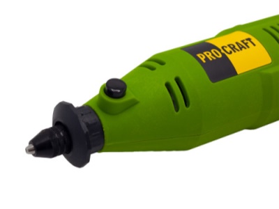 Přímá bruska Procraft PG400 + GK‑418 s ohebným nástavcem a příslušenstvím