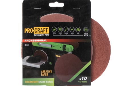 Brusný výsek (papír) 10 ks. Procraft К150.40