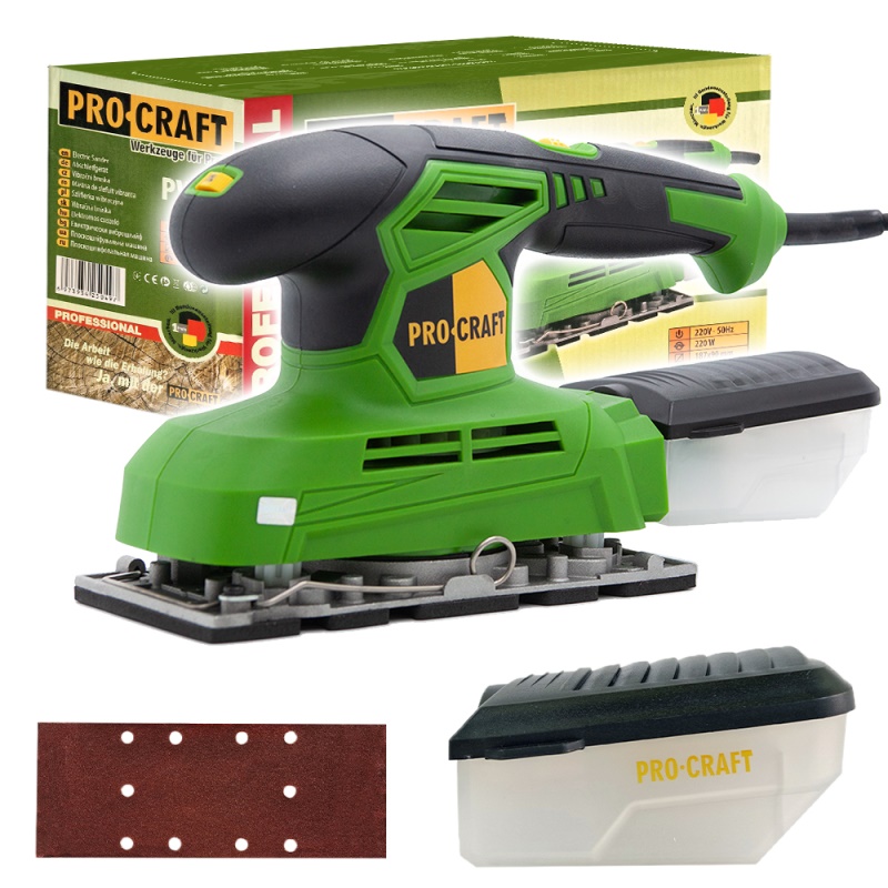 Bruska vibrační PROCRAFT PV220, 220W