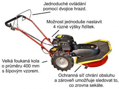 Bubnová sekačka Tekton