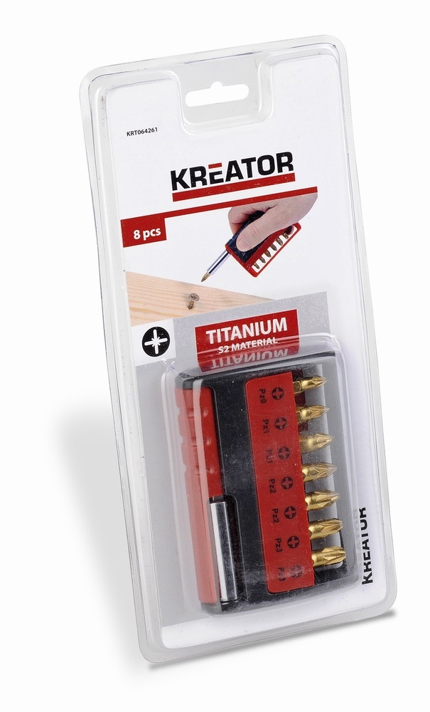 KRT064261 - Sada bitů  8 ks PZ TIT