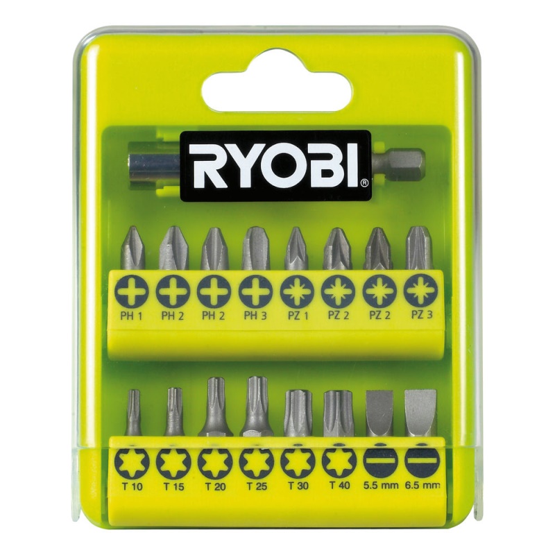 RYOBI RAK 17 SD - 17 ks sada šroubovacích bitů