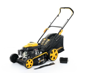 Riwall PRO RPM 4735 P - multifunkční travní sekačka 3v1 bez pojezdu