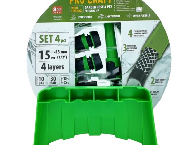 Zelená zahradní hadice Procraft PR-4GH1315F