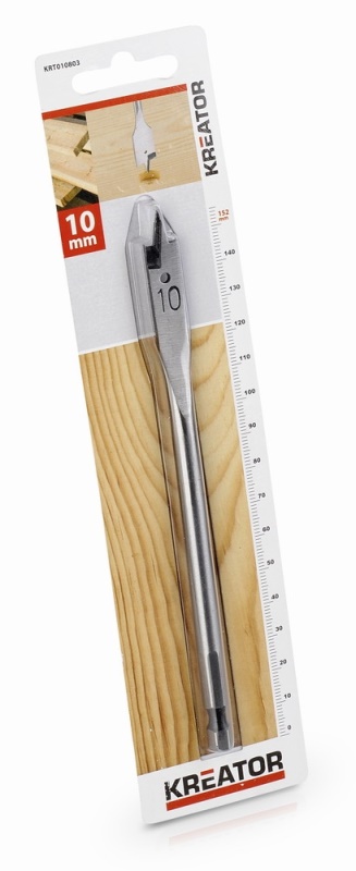 KRT010803 - Plochý vrták do dřeva 10 x 152 mm