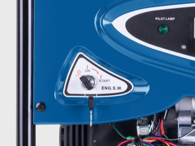 Scheppach SG 7300 - rámová elektrocentrála 5500 W s AVR regulací a elektrostartem