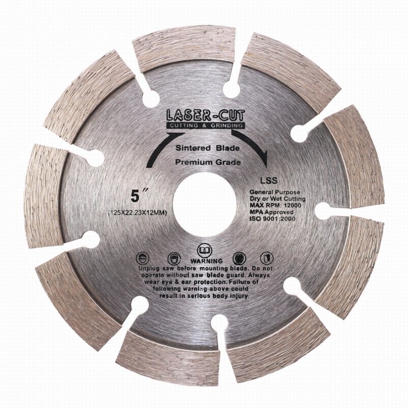 L00107 - Diamantový kotouč segmentový 125 x 22,23 x 12mm LSS
