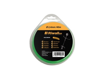 Riwall PRO Žací struna pr. 2,4mm, délka 40m, čtvercový průřez
