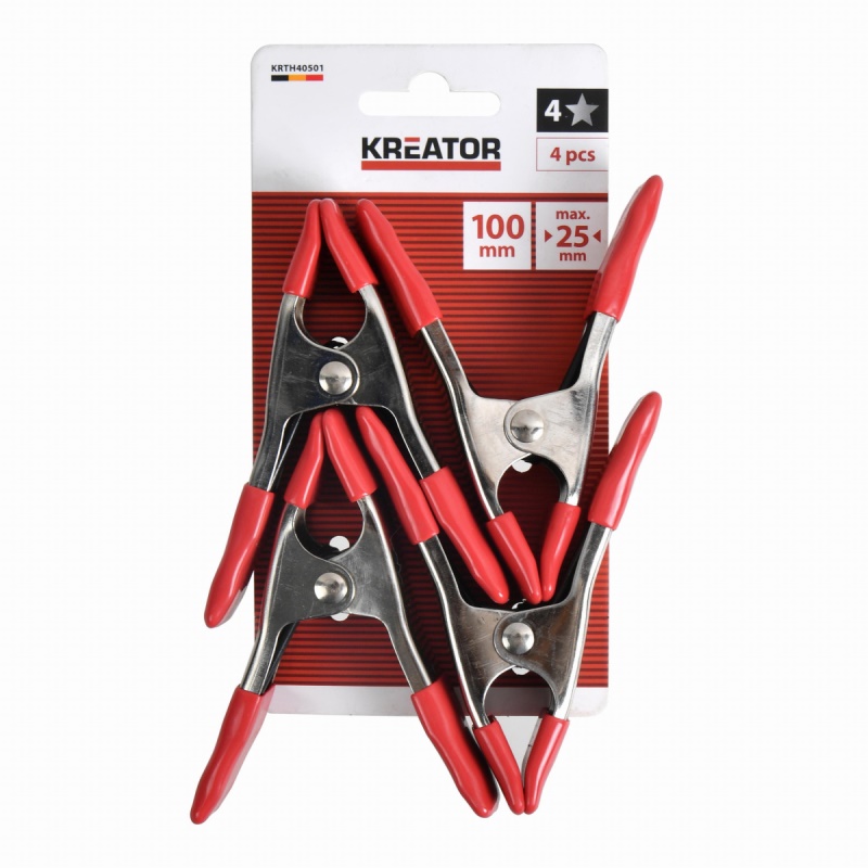 KRTH40501 - Pružinová svěrka 100mm (sada 4ks)
