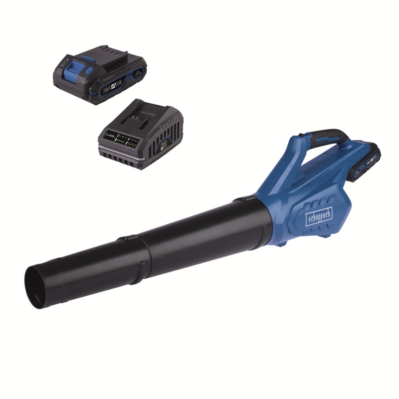 Scheppach C-BL700-X-SET S - 20 V IXES aku foukač + 2Ah baterie + nabíječka 2,4 A