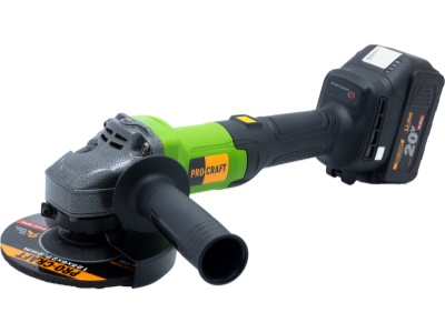 Aku úhlová bruska Procraft PGA20bb (bez baterie a nabíječky), 125mm