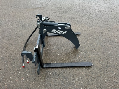 Paletizační vidle malé WPM SNR 1000 + hydr. přidržovač klád