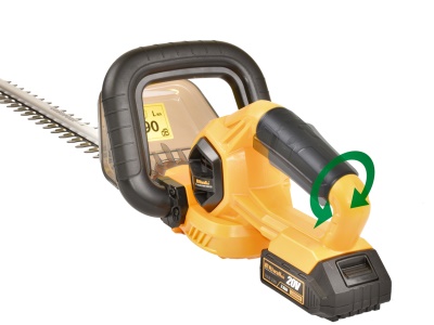 Riwall PRO RAHT 5220 SET - plotostřih s aku motorem + 2Ah baterie + nabíječka 20 V