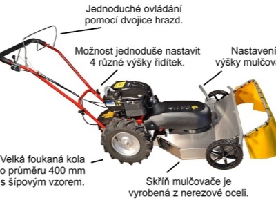 Stavebnicový mulčovač Tekton InStart