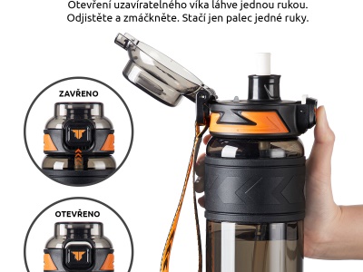 1020B - Tritanová láhev na pití 1l