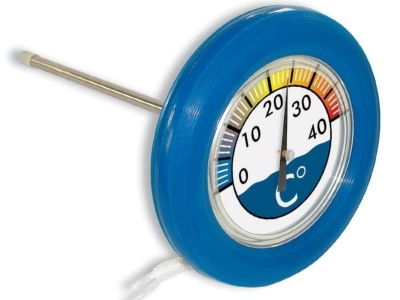 Teploměr plovoucí kulatý