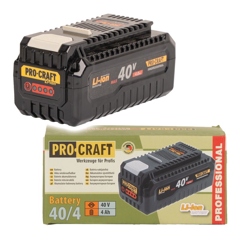 Baterie akumulátorová 40V Li-ion, 4000mAh Procraft 40/4