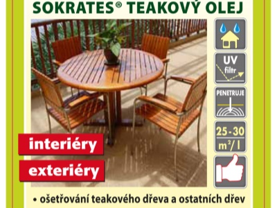 Sokrates V-garden Teak olej 0,6l