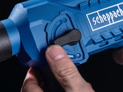 Scheppach C-RHD130-X - aku 20 V IXES vrtací kladivo SDS Plus 3v1 s příklepem, kufrem a příslušenstvím (bez baterie a nabíječky)