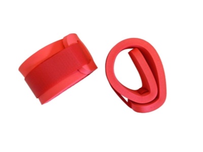 Rukávky plavecké na suchý zip - pár - červená