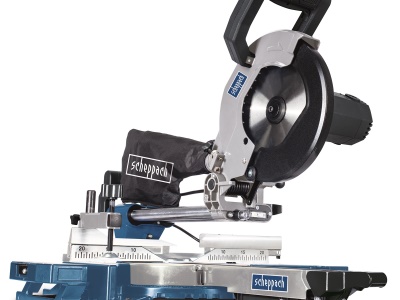 Scheppach HM 90 MP - dvourychlostní multifunkční pokosová pila s potahem a laserem