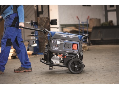 Scheppach SG 7100x - Rámová elektrocentrála 5500 W s regulací AVR a elektrostartem