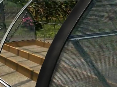 Zahradní polykarbonátový skleník ECONOM 6x3m PC 4mm