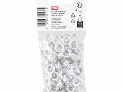 KRTH62506 - Nýtovací očka hliník 7mm 100ks