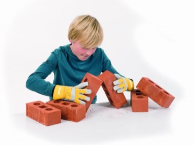 KRTK002 - K Rukavice s hovězinou dětské (pracovní)