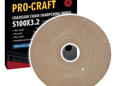 Brusný kotouč pro ostřičku řetězových pil Procraft S100X3.2 /SK950