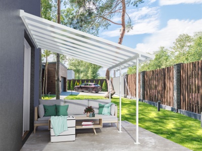 Palram - Canopia Sierra 4200 bílá 3 x 4,25 - hliníková (montovaná) pergola