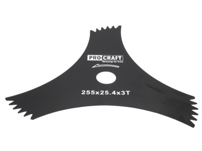 Nůž křovinořezu (D255*25.4) 3T (DRAGON) PROCRAFT