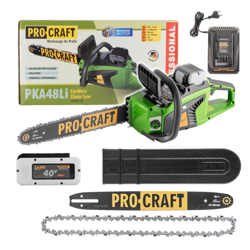 Aku řetězová pila Procraft PKA48Li