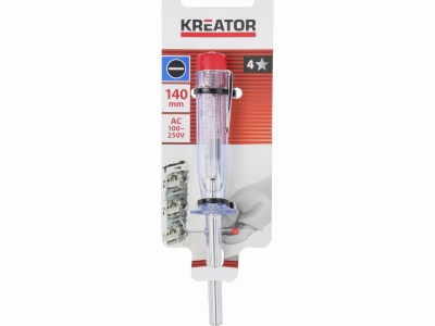 KRTH21902 - Zkoušečka napětí VOLT TESTER 100-250V 140mm
