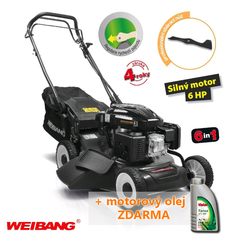 Weibang WB 455 SC 6in1 + motorový olej