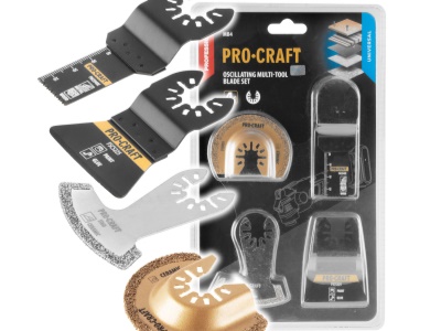 Sada nástavců pro multifunkční oscilační brusku Procraft MB4