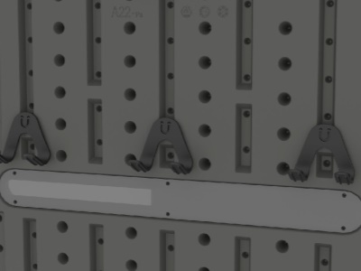 Plastové háky CORTINA/FACTOR