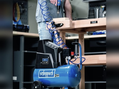 Scheppach HC 30 OX - bezolejový kompresor 24 l