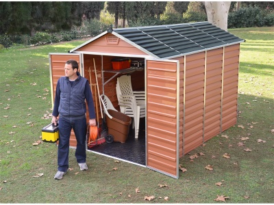 Palram - Canopia Skylight 6x10 hnědý - zahradní domek