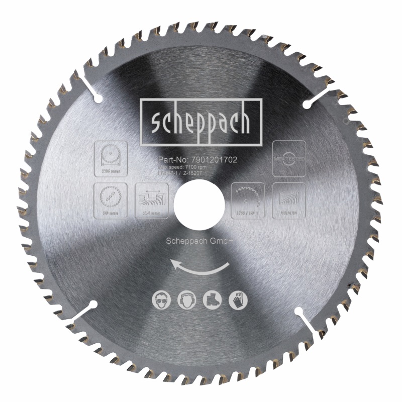 Scheppach Pilový kotouč TCT (216 x 30 x 2,8 mm, 60 Z) - pro HM 216 / HM 90 MP