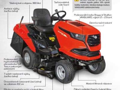 zahradní traktor Starjet Exclusive UJ 102-21 (P5)