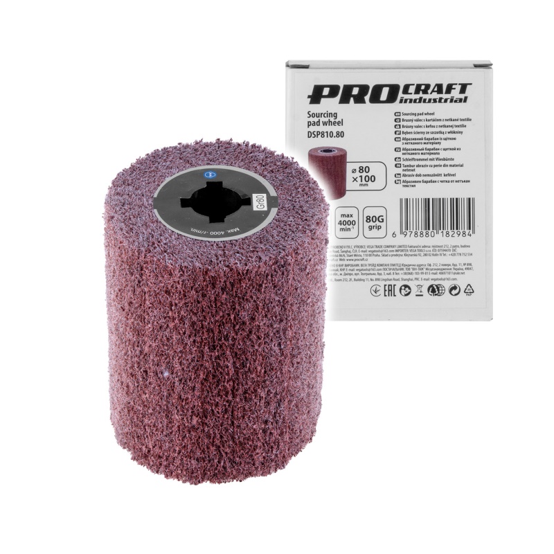Brusný válec z netkané textilie Procraft DSP810.80