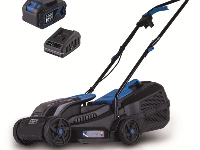 Scheppach BC-MP320-X-SET L - 20 V IXES aku sekačka 3v1 + 4Ah baterie + nabíječka 2,4 A