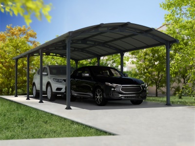 Palram - Canopia Arcadia 8500 - hliníkový (montovaný) přístřešek s obloukovou střechou