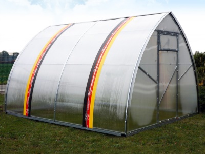 Zahradní polykarbonátový skleník KIN STRELKA 4x3m PC 4mm