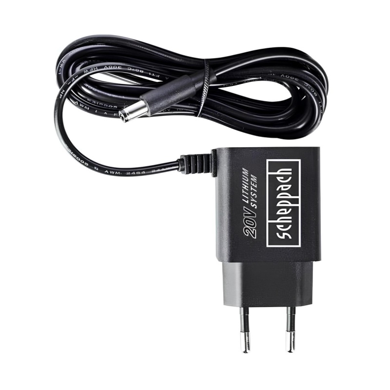 Scheppach BP2.0A-Li20V - nabíječka akumulátorů 20V/0,6 A (pro MS150-46 E / 173-51E / 196-51E / 225-53E)