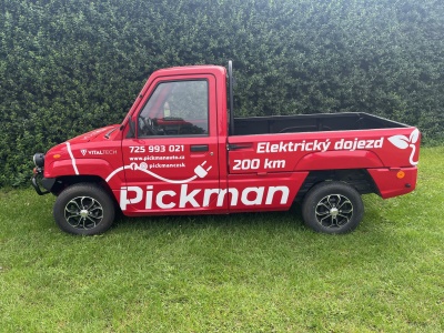 Pickman - elektrický automobil pick-u