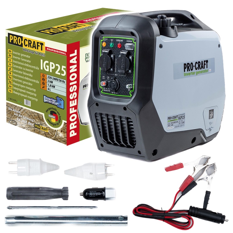 Invertorová elektrocentrála Procraft IGP25