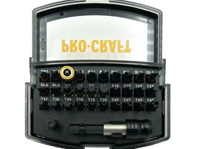Aku vrtací šroubovák Procraft PA12Pro DFR-2b-c se sadou bitů BS-32